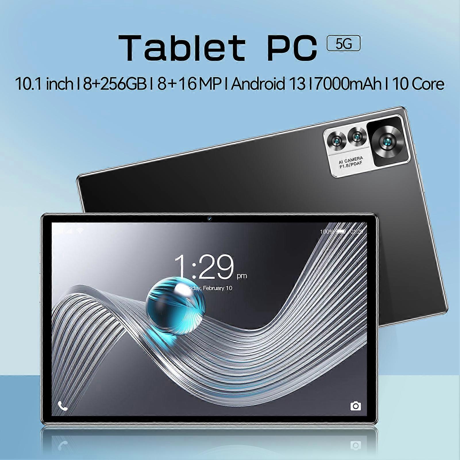 Tablet 8GB+256GB 10.1" 5G Calling MTK6797 CPU Black/Silver/Green