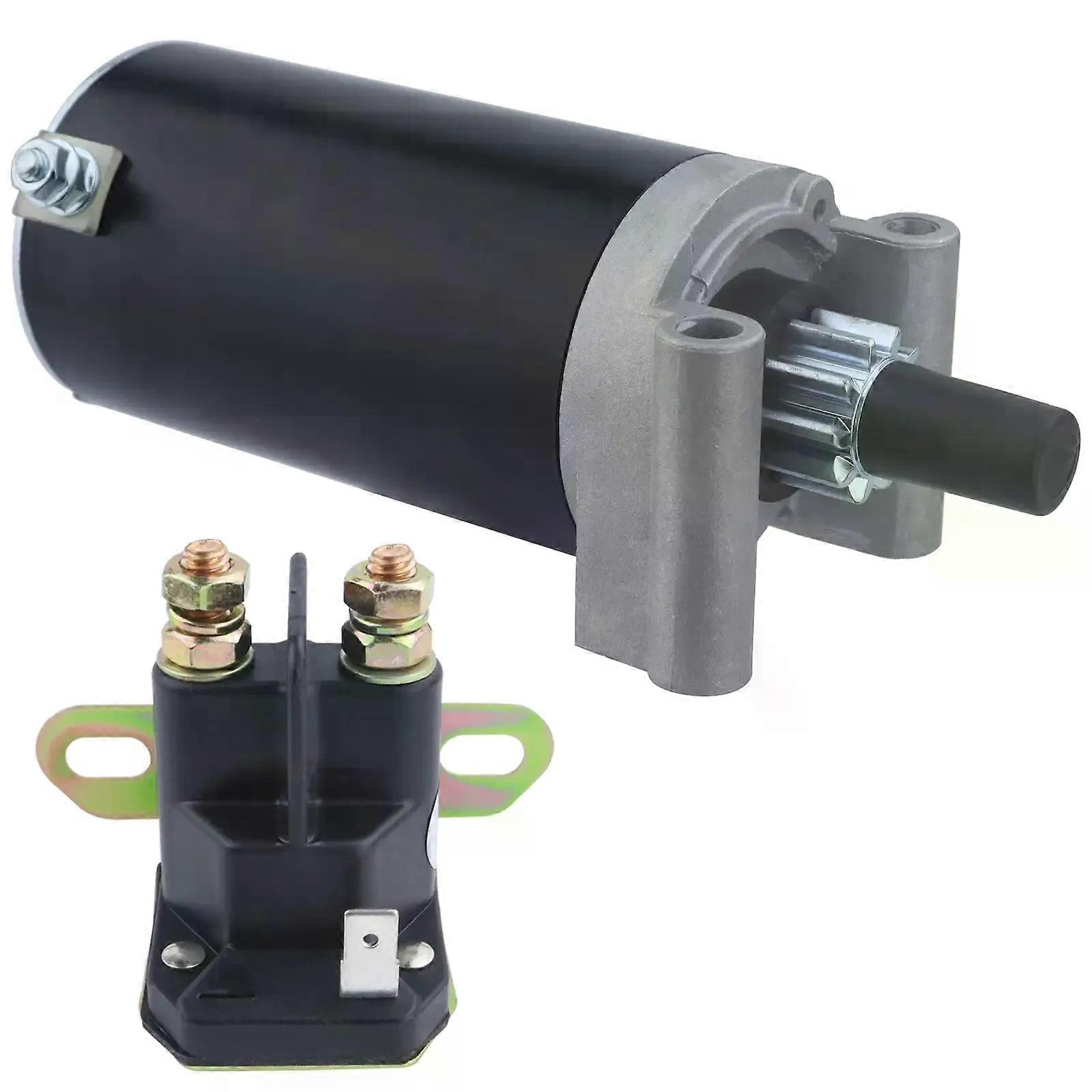 Starter Motor & Solenoid Relay for Kohler Courage Engines for Toro GT2200 2006-2007, GT2100 GT2300 2006, LX500 2006, LX425 2007