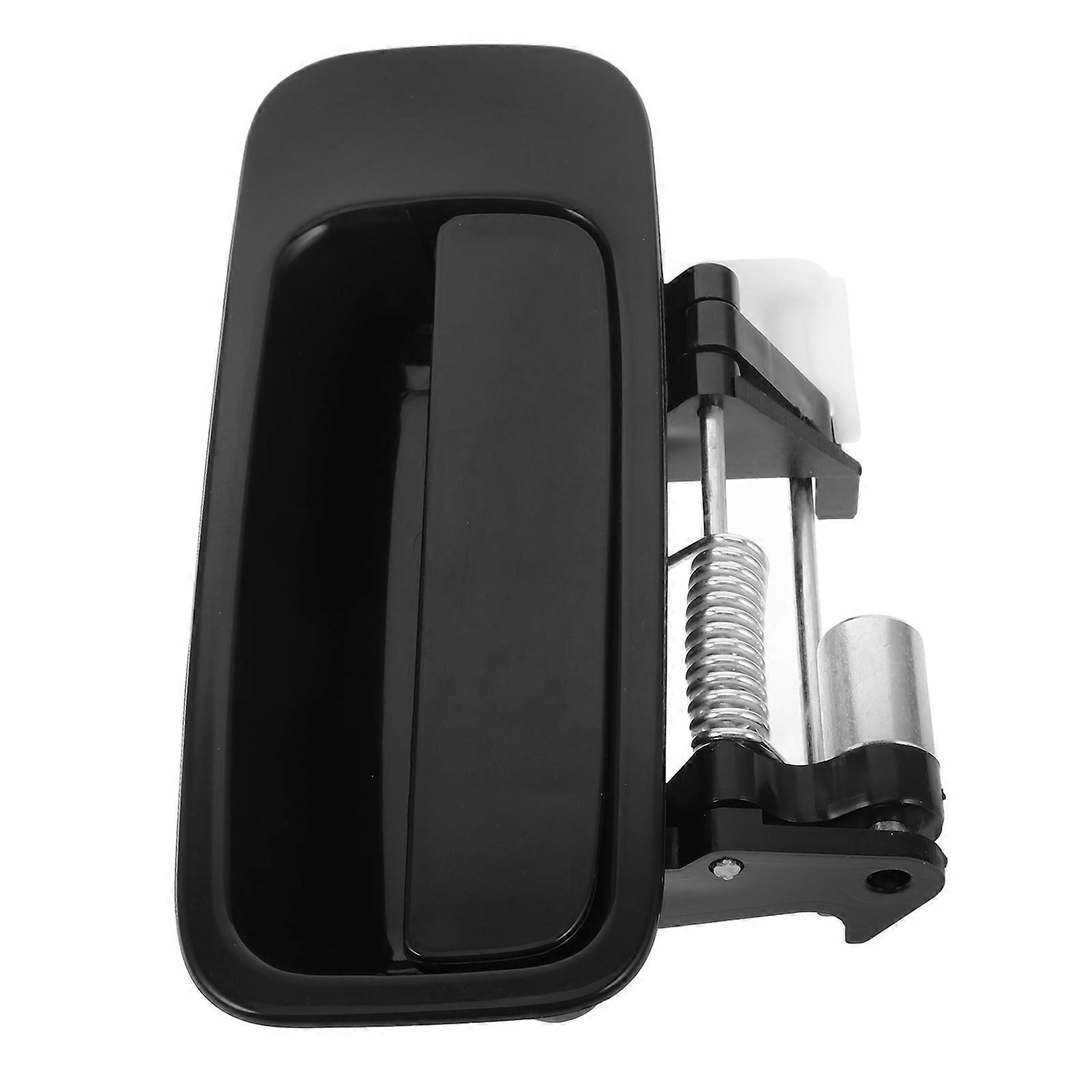 Black ABS Exterior Door Handle for Car Use Durable Wear-resistant Easy Installation Rear
