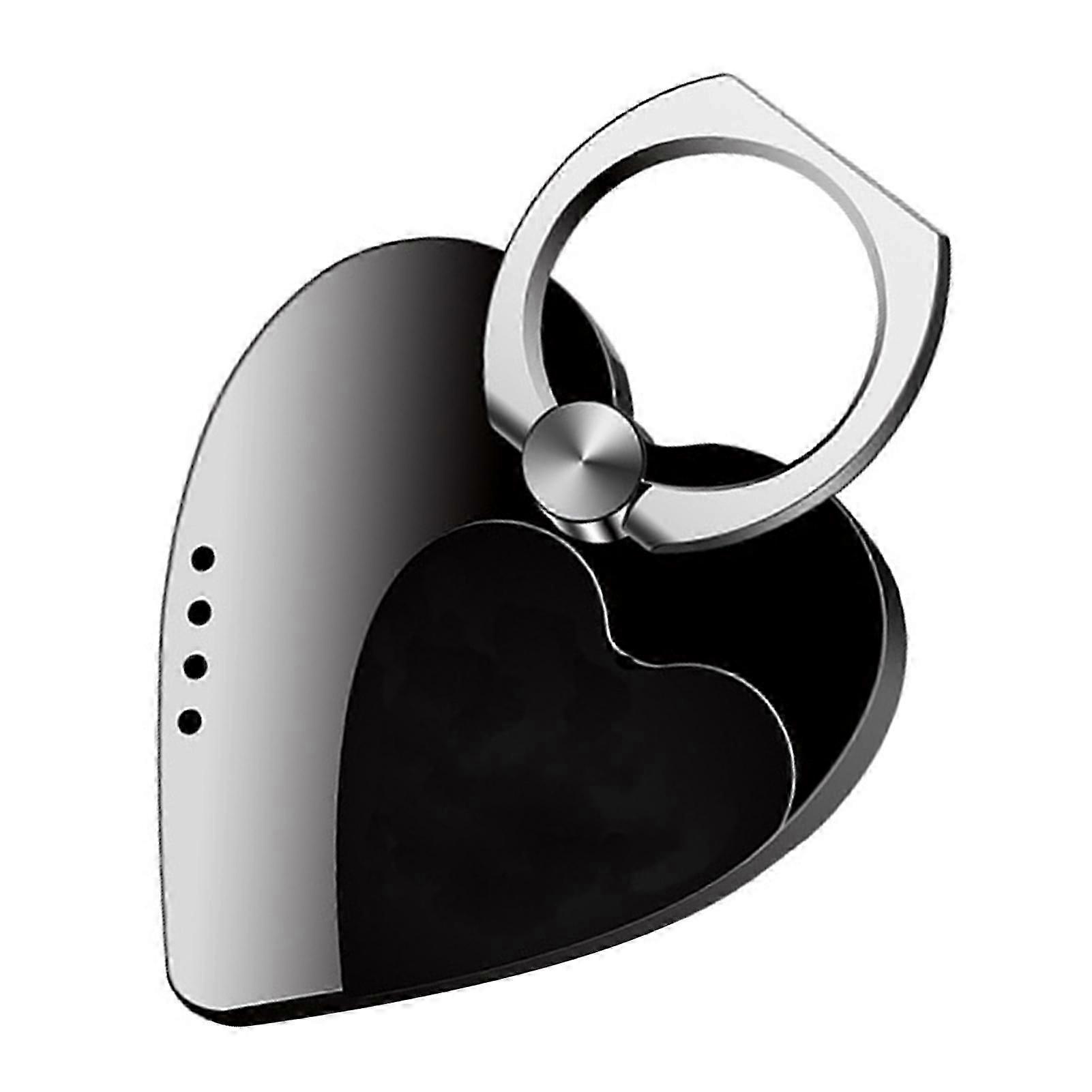 3-in-1 Phone Ring Holder Lighter, USB Rechargeable Electric Arc Lighter, Heart-Shaped Flameless Lighter & Phone Ring Buckle Bracket