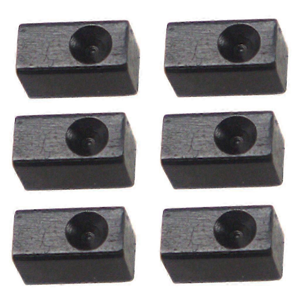 6Pcs Electric Guitar Lock Metal Pressure Clamp String Insert Iron Block Kit