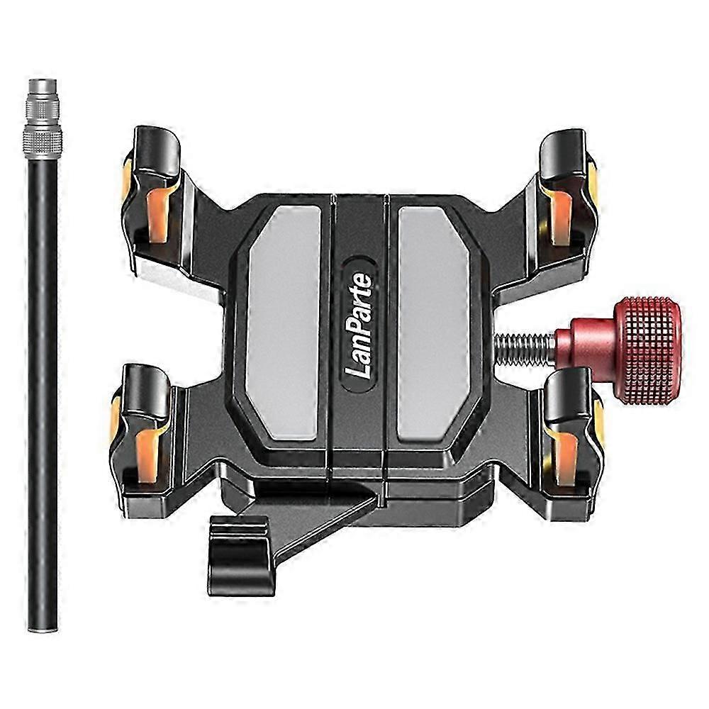 LANPARTE R95-B Aluminum Alloy Telescopic Selfie Stick Smartphone Action Camera Monopod with Remote C