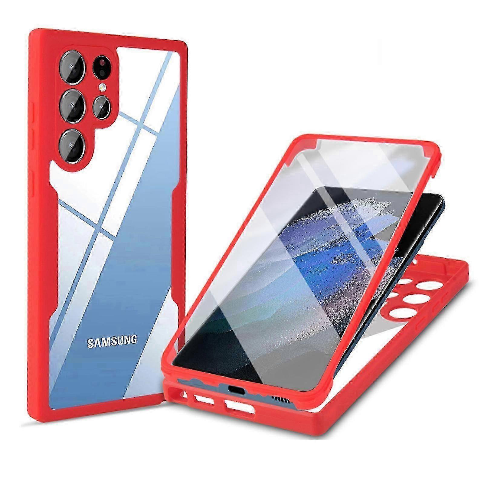 for S24 Case Built-in Lens & Screen Protector Full Body Shockproof Dustproof Waterproof, Anti-Scratch for Protective Case