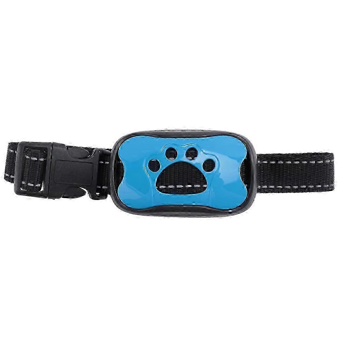 Pet Dog Anti-Barking Electric Ultrasonic Dog Anti-Barking Vibration Automatic Training CollarBlue SZRG A-D