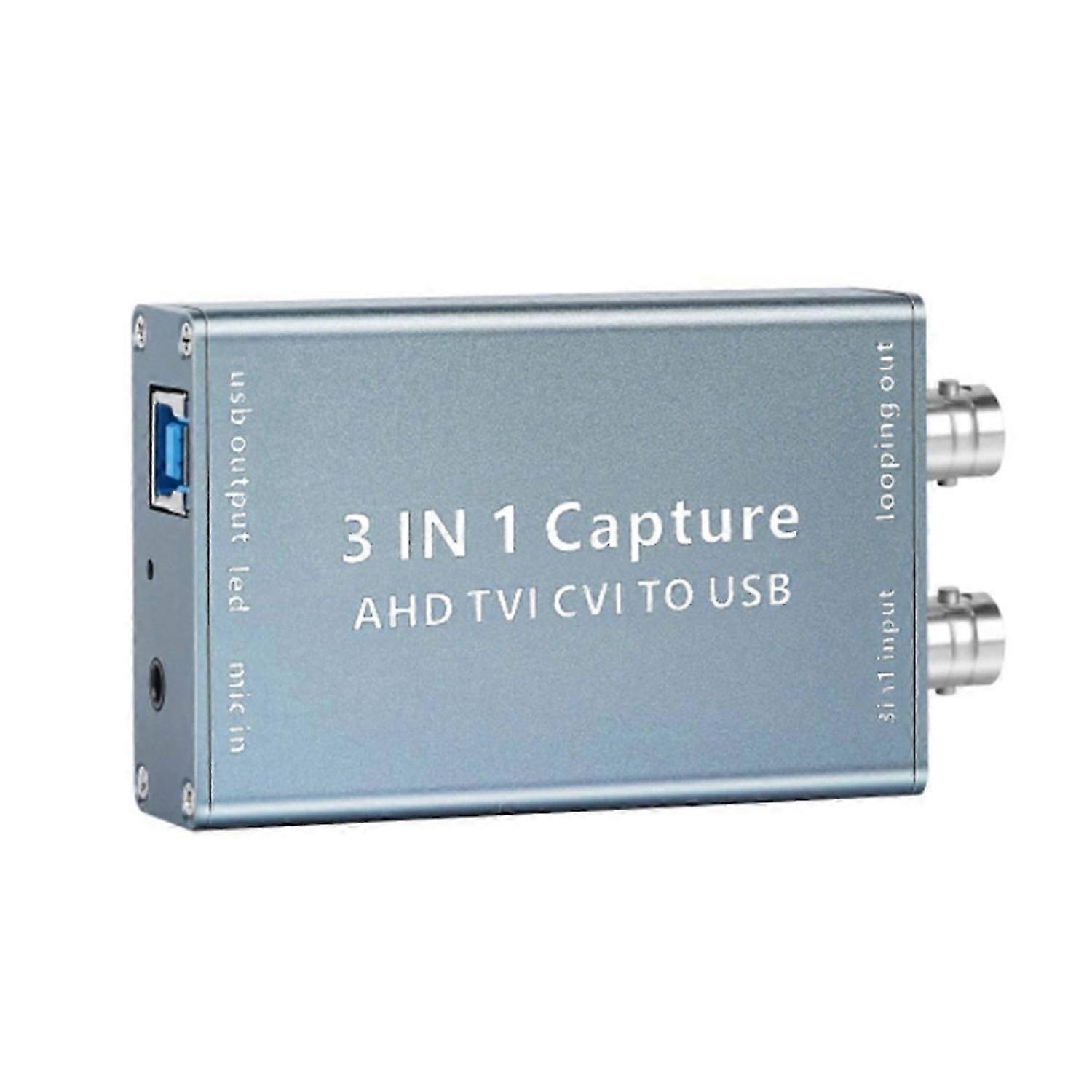 Carte de capture vidéo AHD TVI CVI vers USB 3.0