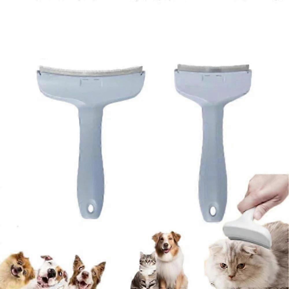 V-Tooth Deshedding Comb,Pet Hair Removal Tool,V-Shaped Teeth Pet Comb