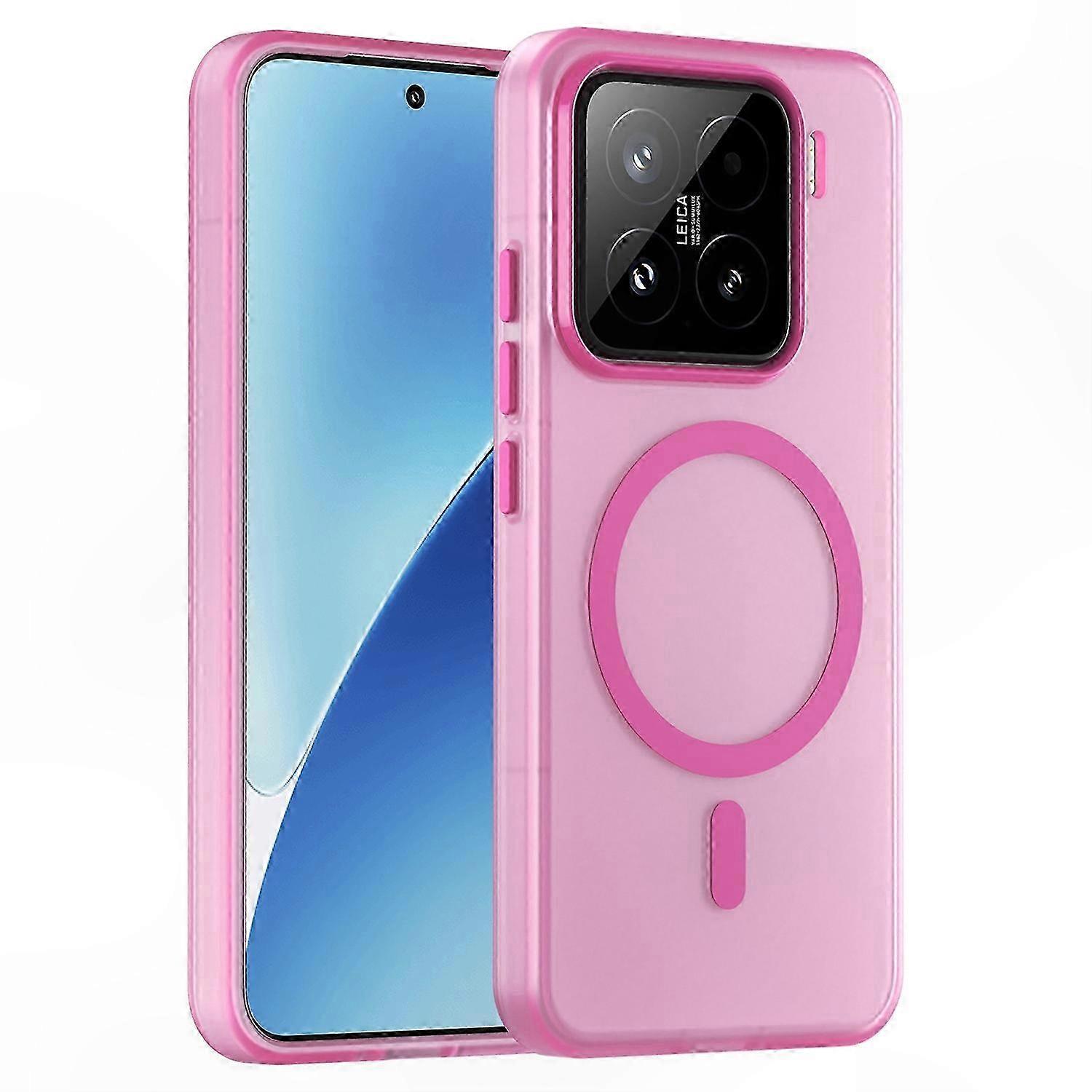 Slim Matte Translucent Phone Case Compatible with MagSafe TPU PC - Green