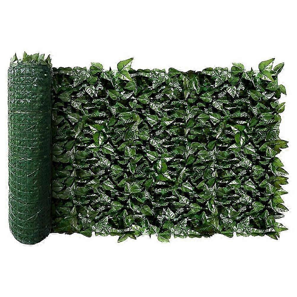 Fence Wall Decoration Artificial Can Stretch Privacy Fence Screen Plant Leaves, Suitable for Home