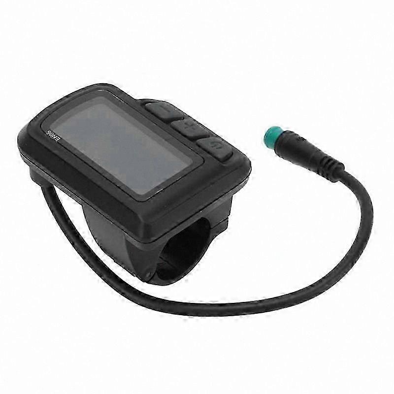 LCD Display Meter for E-Bike with USB Power Speed Monitoring, Waterproof Design, Compatible with 24V 36V 48V Systems
