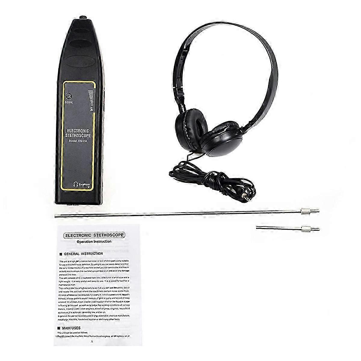 Electronic Stethoscope for Car Engine Diagnostics, Abnormal Sound Detector Tool for Repairs