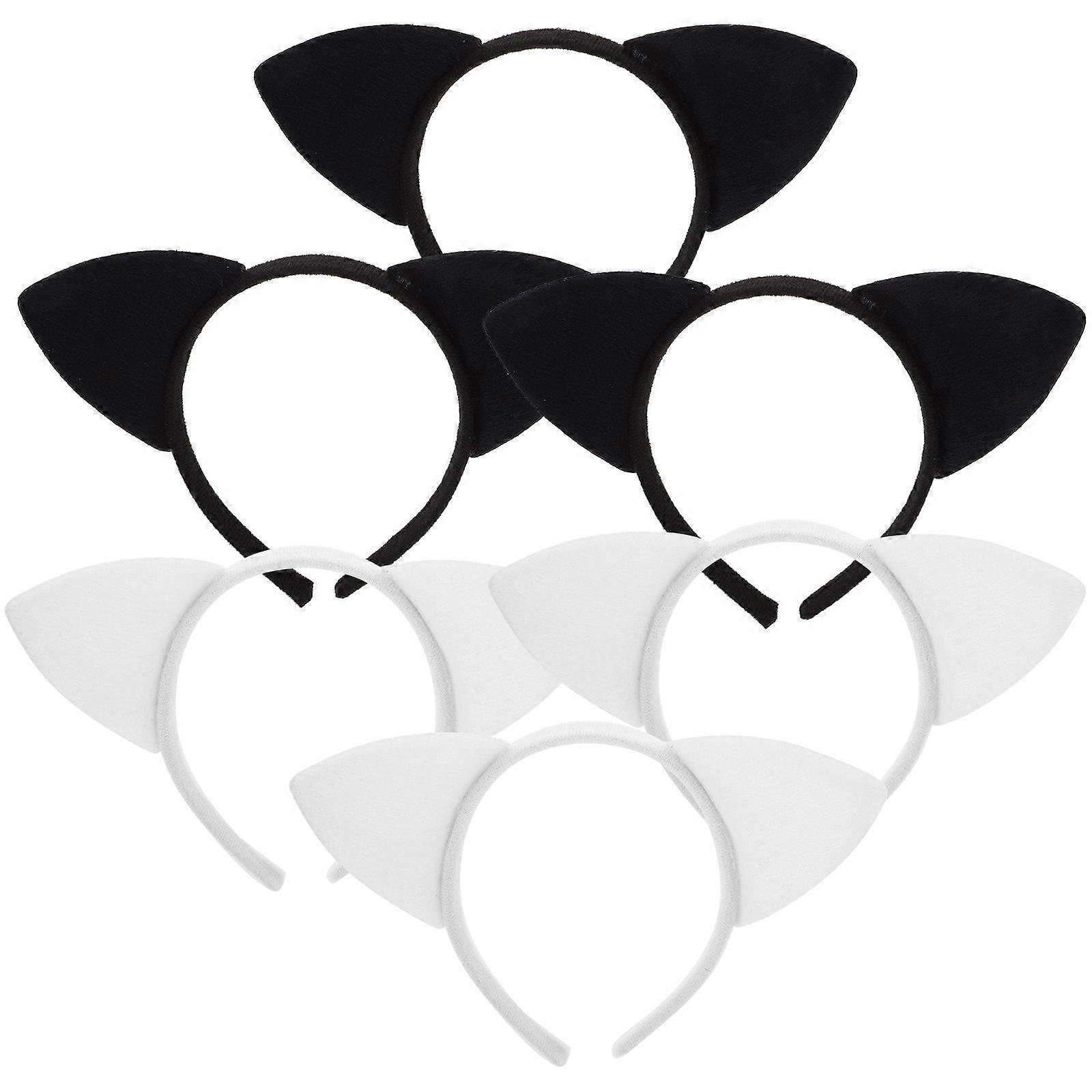 Animal Ears Headband Assorted Color Cloth Party Headband 24Pcs for Wearing
