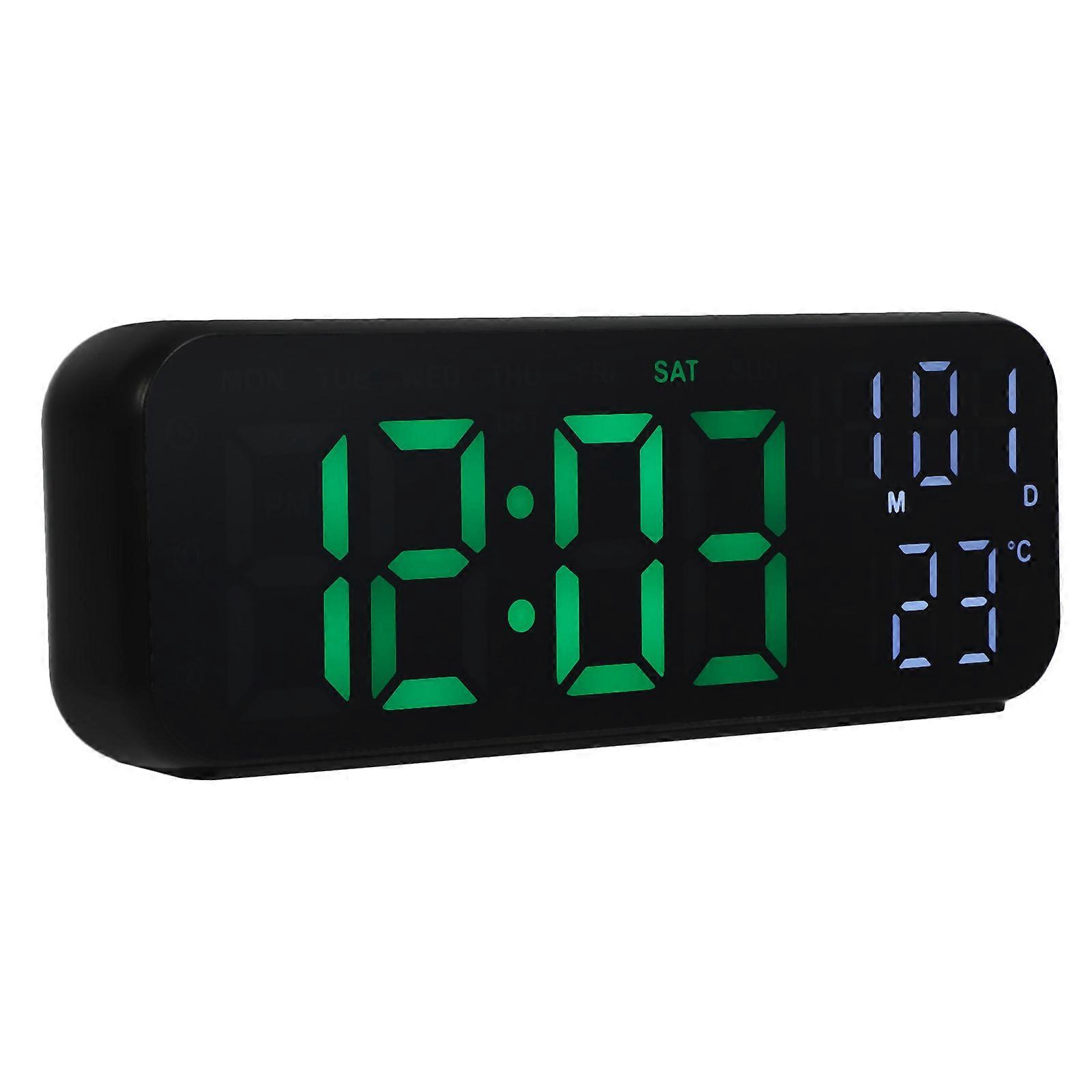 Electronic Thermohygrometer LED Clock for Bedroom 3Pcs Set