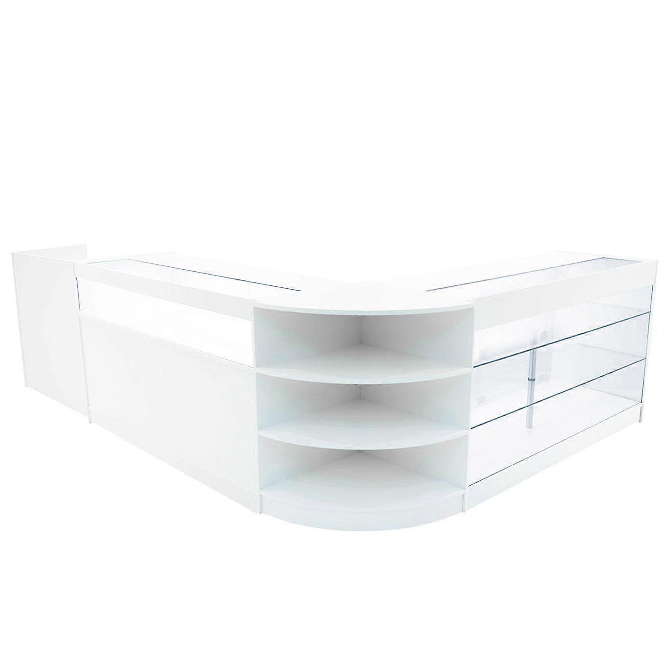 Hyperion LED Shop Counter Set K1500, B1500, TB60 & LM60 - White