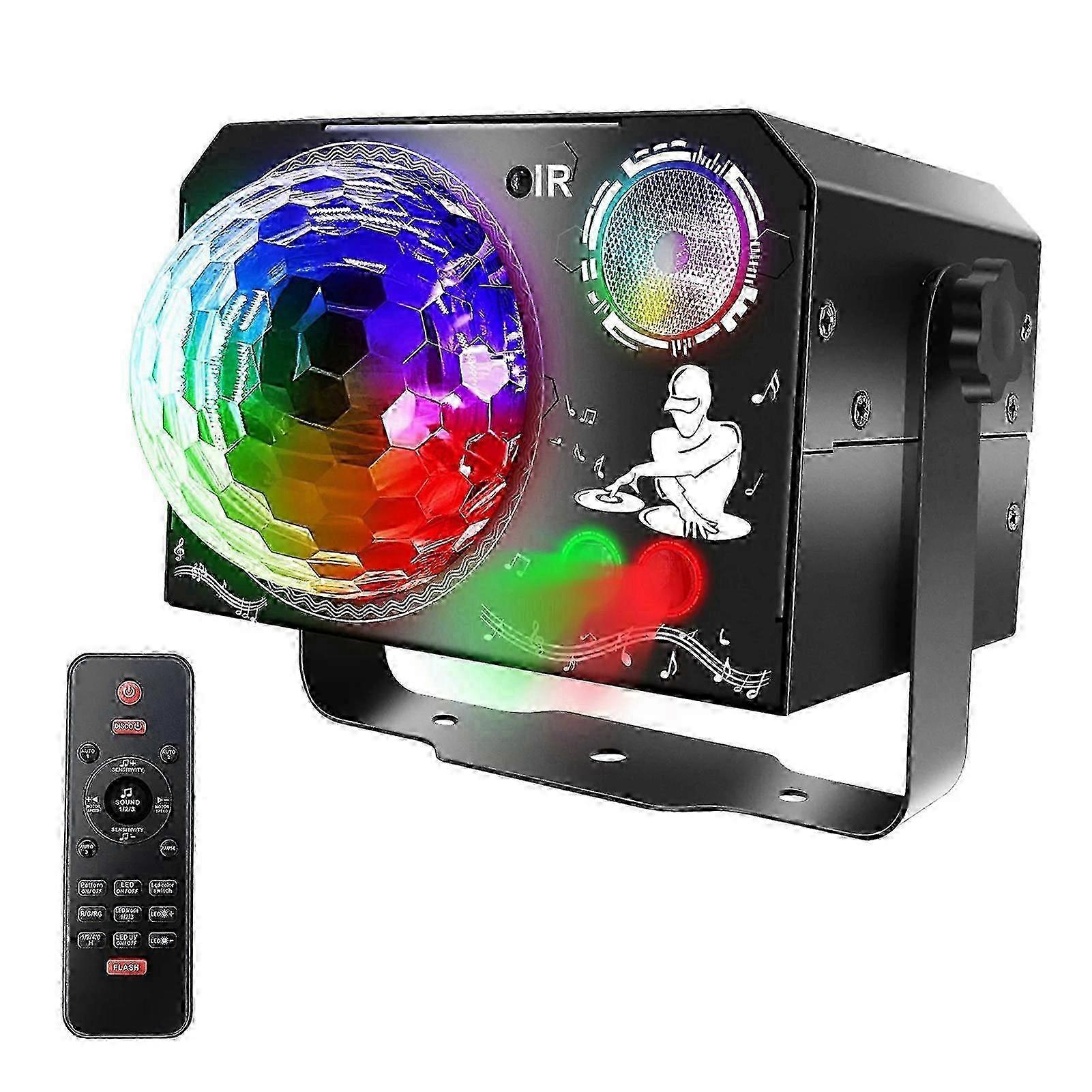 Remote Control Disco-Lights Remote Voice Control Party Lights for Blacklight Bar