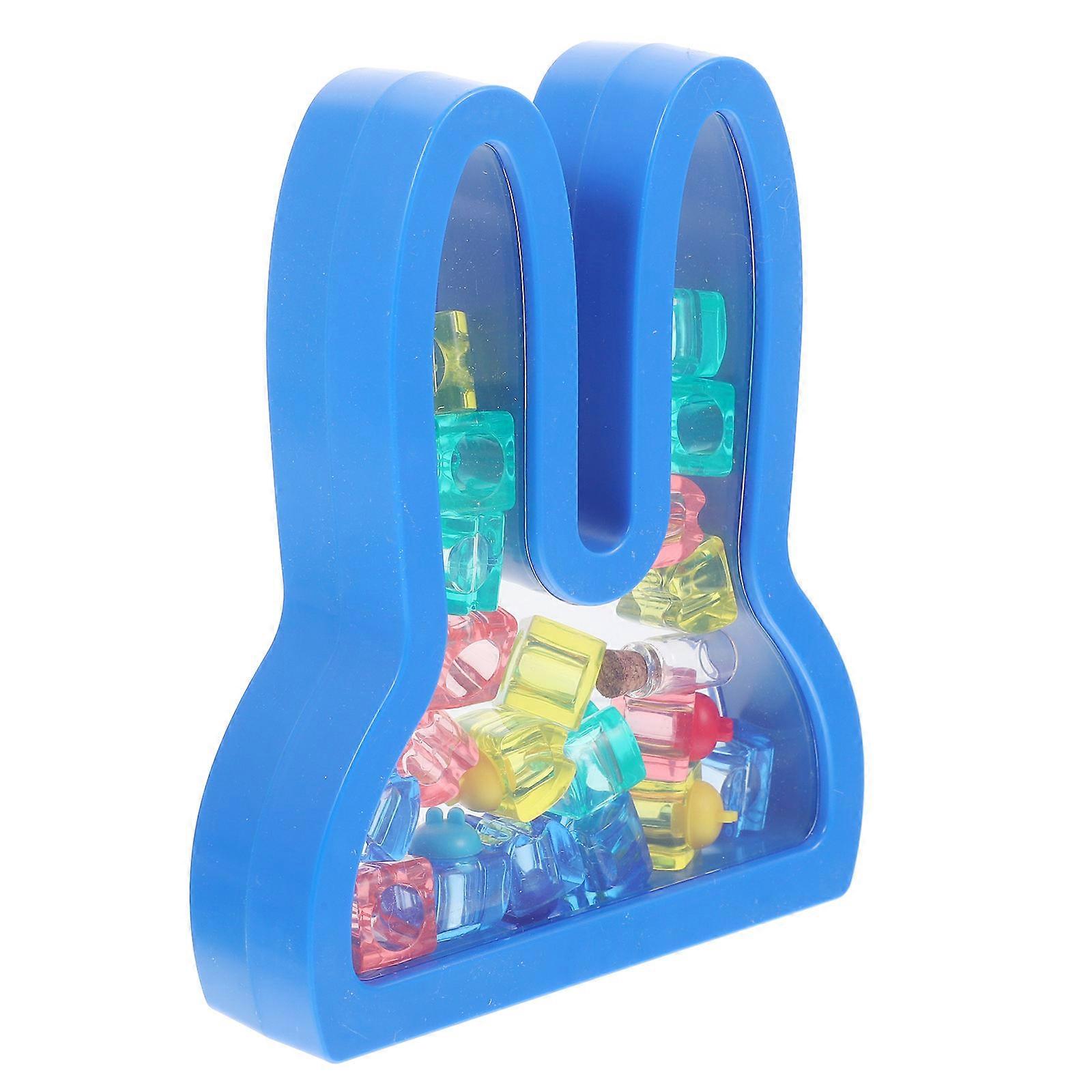 Tooth Holder Kids Keepsake Box for Collecting Baby Teeth 1Set Blue ABS