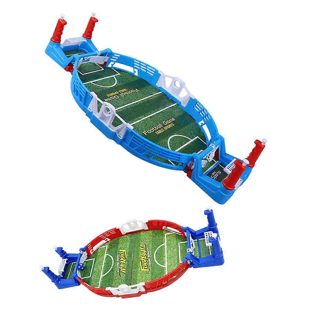 Double Football Game Toys Compact Desktop Playthings for Kids 2Sets