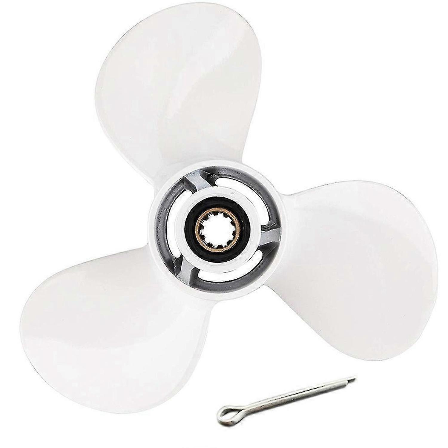 For Yamaha 20Hp 25Hp 9 7/8X10 1/2 Outboard Propeller Boat Motor 20 25 30 Screw 3 Blade 10 Spline Engine Part
