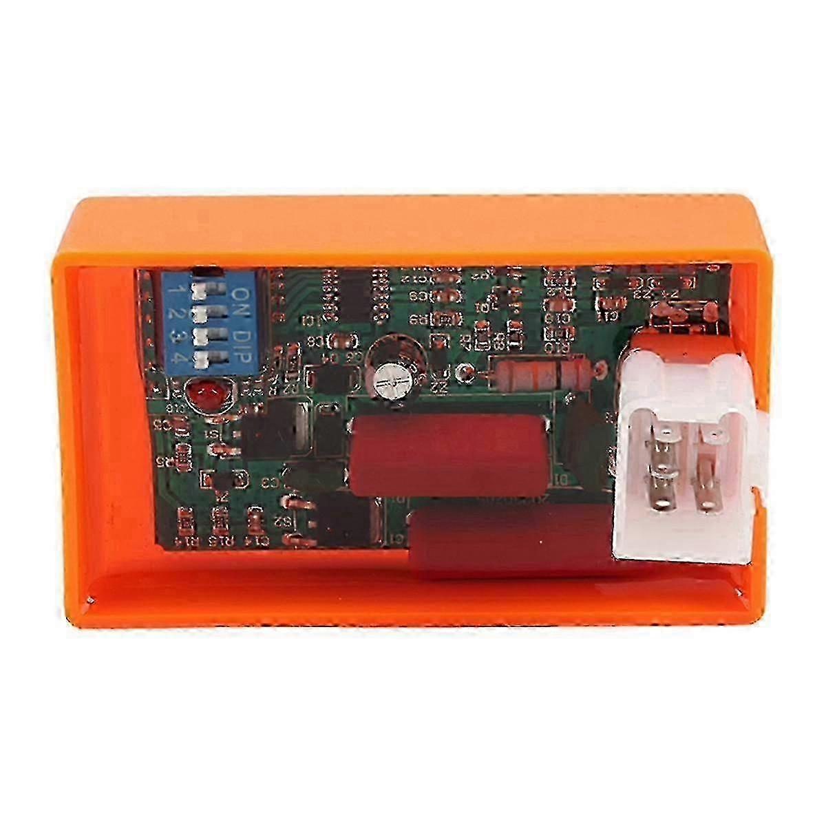 Motorcycle Igniter 5-Pin AC CDI Box with DIP Switch Motorcycle Ignition Speed Limit 4000-12000 for W-Good