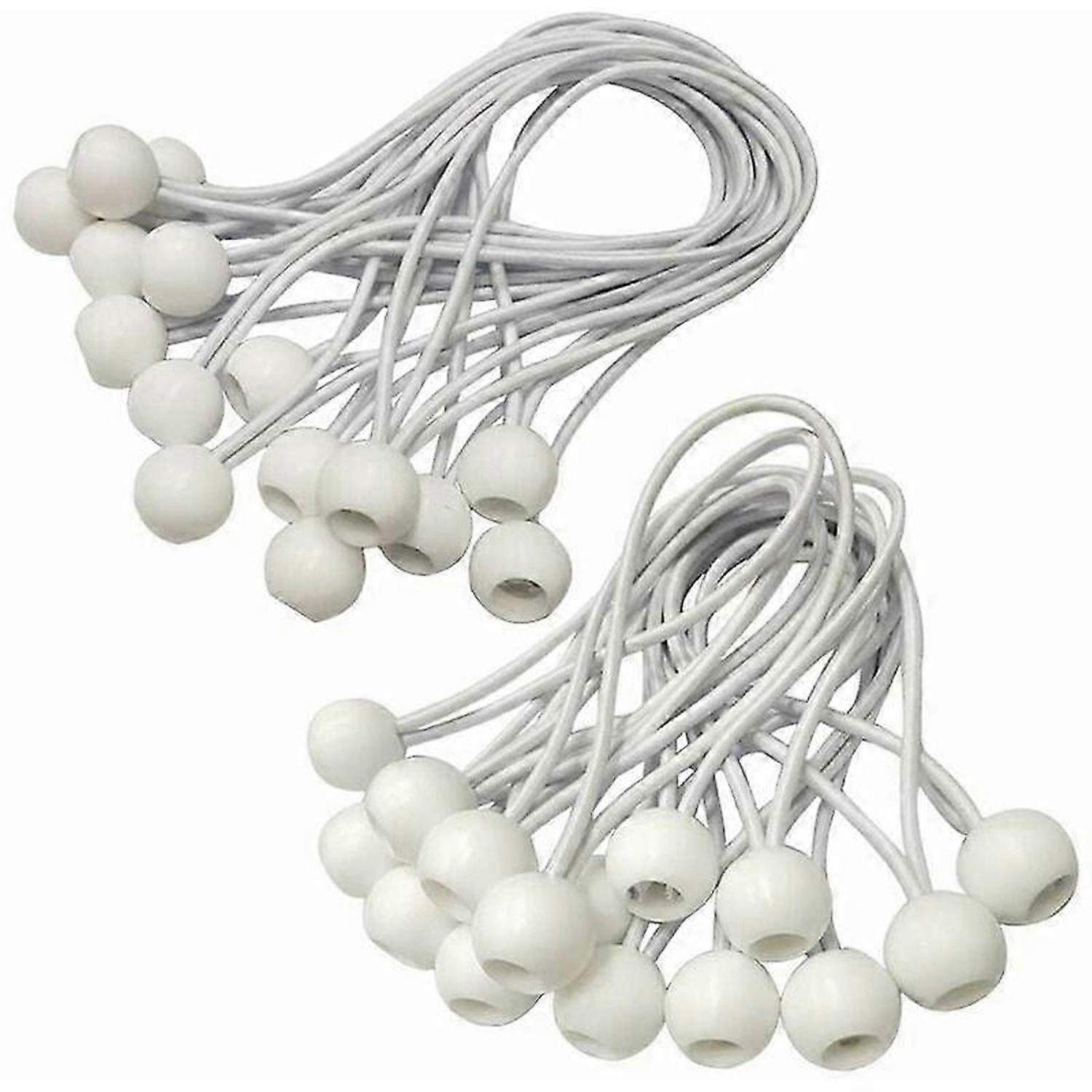 Elastic Tensioner, Elastic Bungee, 30 Pieces Tarpaulin Tensioner for Banner, Tarpaulin, Pavilion, Tent, Curtains Extension Harness, Tarpaulin Support,