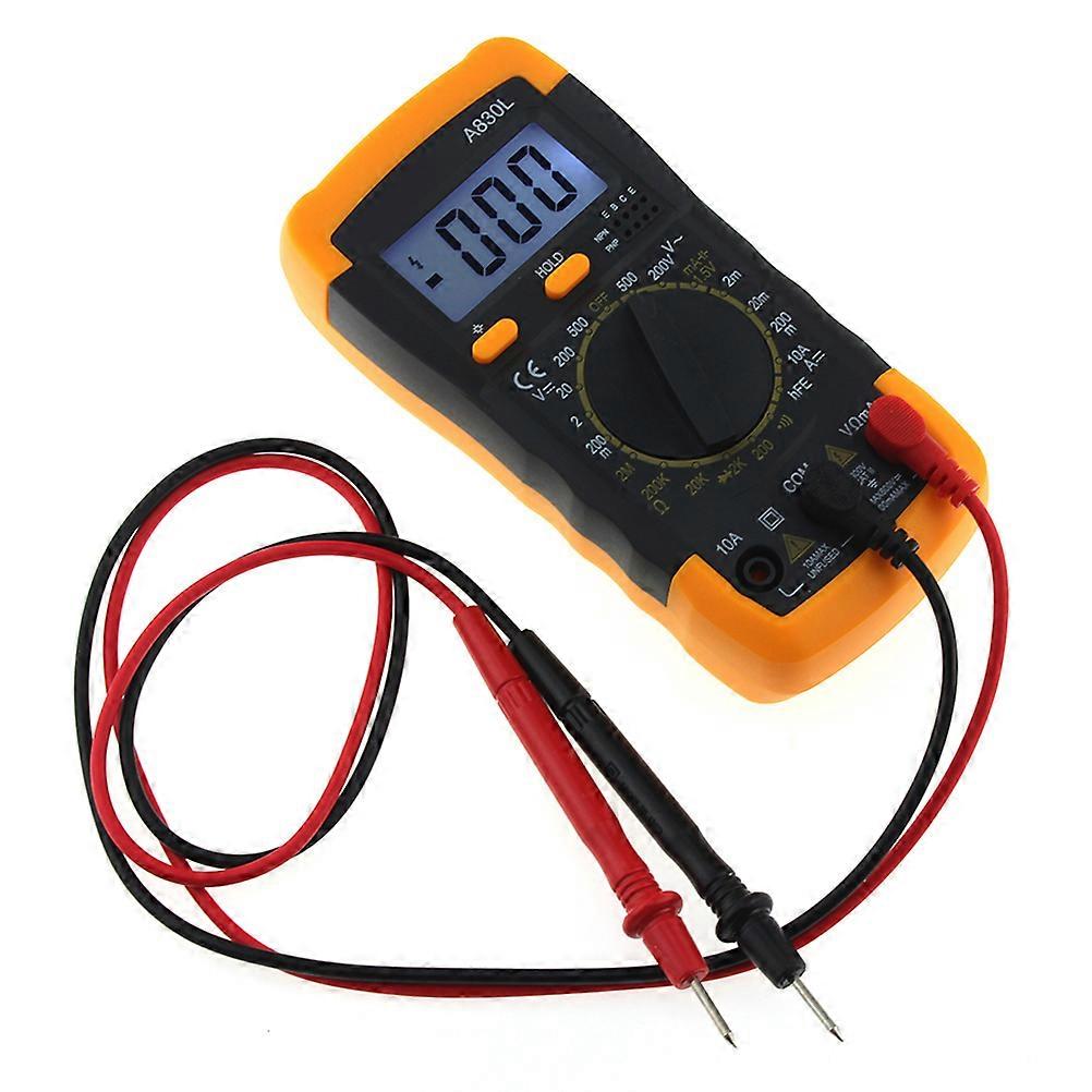 Digital Multimeter A830L for Measuring Resistance and Continuity with LCD