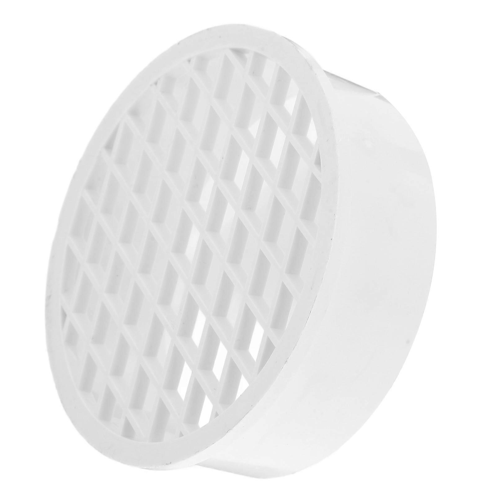 PVC Floor Drain Pipe Cover Insert with Anti-Blocking Filter 2Pcs for Bathroom