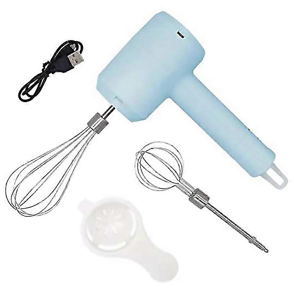 For Handheld Baking Tool Egg Cream Wireless Whisk And Mixer White