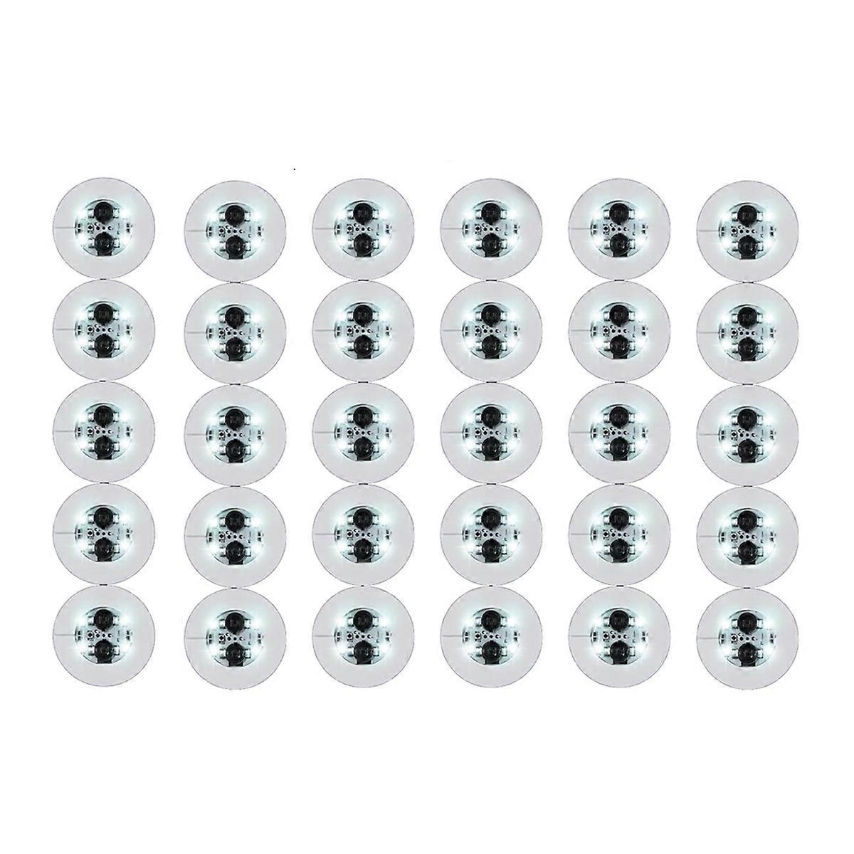 LED Coaster,30 Pack Light Up Coasters for Drinks,Led Coaster Lights