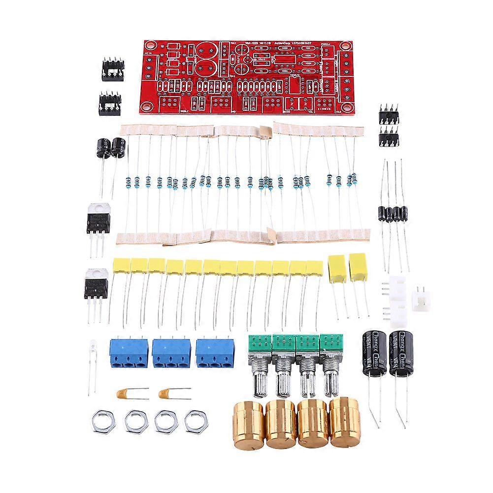 HIFI Preamp NE5532 Pre amplifier Tone Board Kits AC 12V OP-AMP HIFI AmplifierDIY KIT