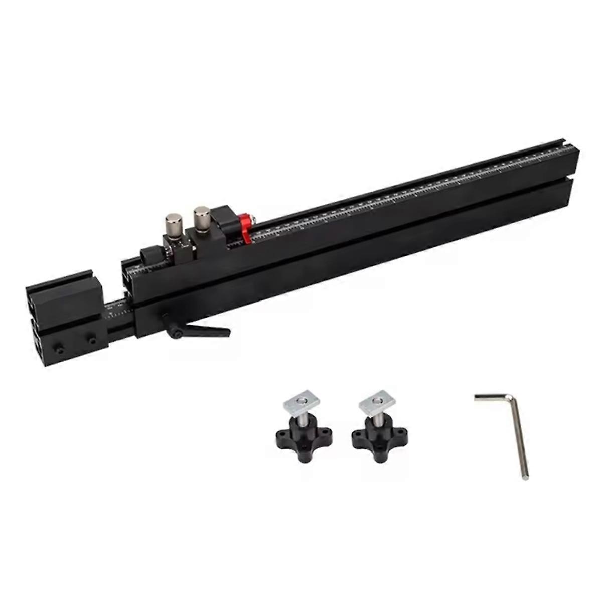 T Track with Quick Alignment for Woodworking Tablesaws Miter Gauges Centerlines 38mm From Base, Extendable 560mm-941mm