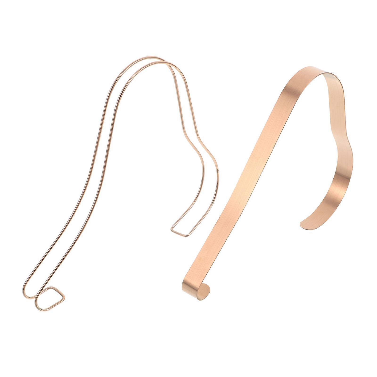 Rose Gold Shoe Store Display Stand for Stable Presentation 10Pcs Stainless Steel