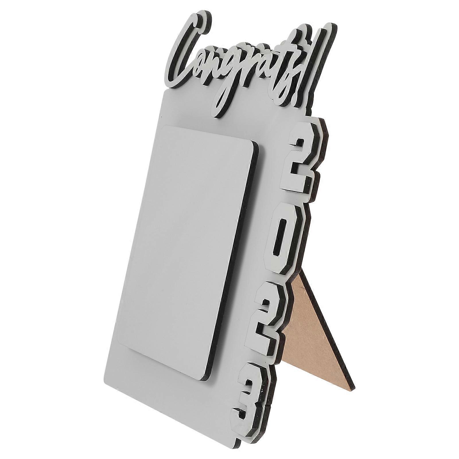 Grey Wooden Sublimation Photo Frame for Display 4Pcs