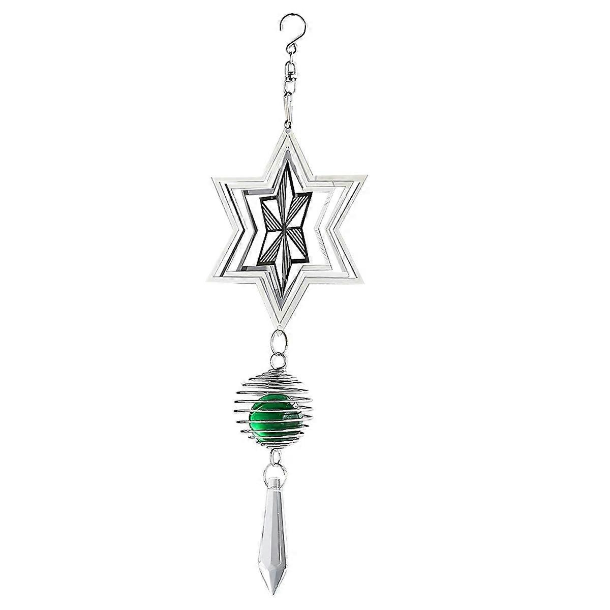 Hanging Snowflake Wind Spinner Sun Catcher