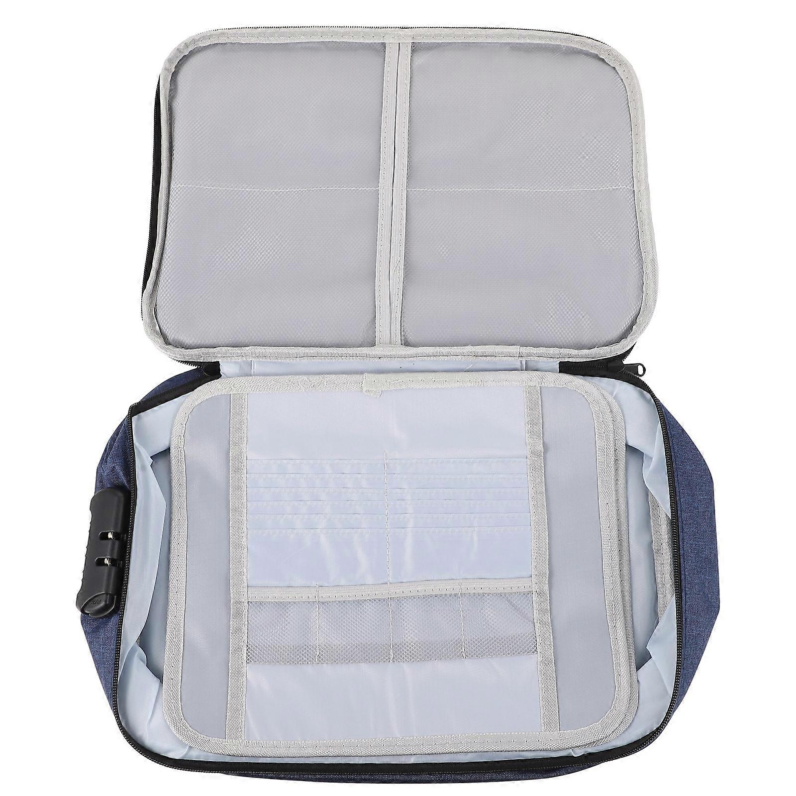 Certificate Storage 1Pcs Portable File Bag for Document Organization