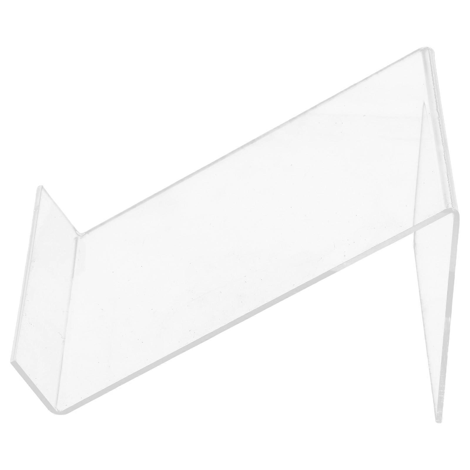 Acrylic Mobile Phone Bracket Desk Phone Support Rectangular Clear Ideal for Adults 1Pcs