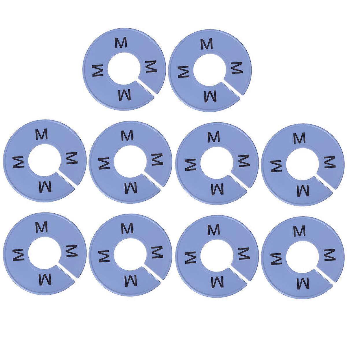 Clothes Size Dividers Plastic Display Circles for Wardrobe 30Pcs