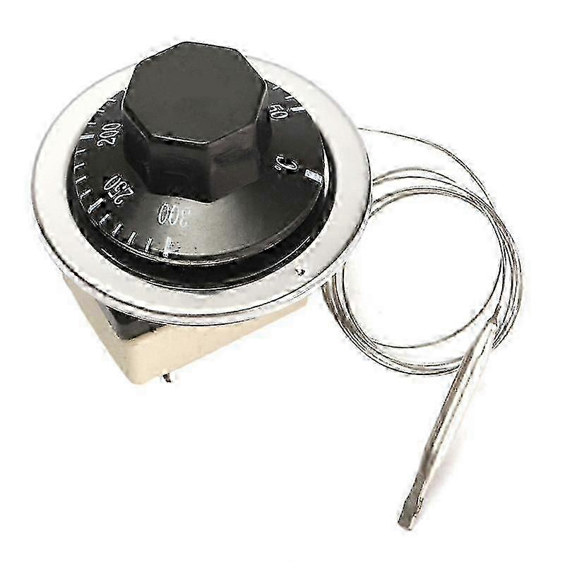 250V 16A Thermostat with 50-300/50-400 Degrees Celsius Control featuring Liquid Rising Temperature Regulation NO/NC Switch for Electric Oven 2025