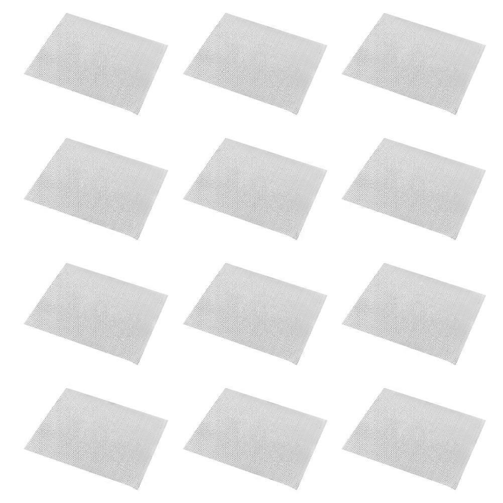 Silver Fine Mesh Stainless Steel Mesh Screen for Welding 24Pcs Set