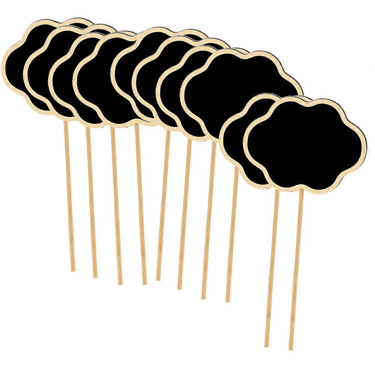Creative Design Mini Blackboard Signs Suitable For Weddings And Garden Use Cloud Shaped 60 Pcs