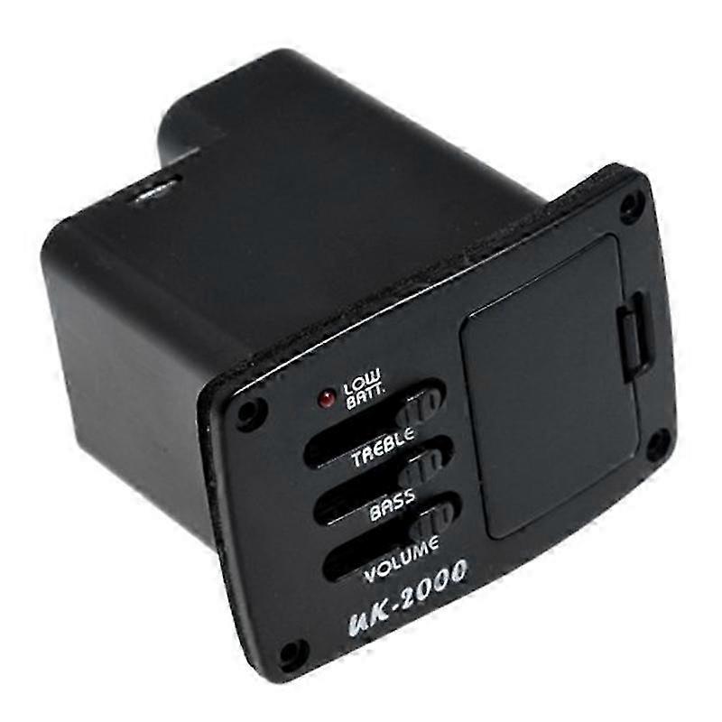 -2000 Spiral Piezo Cable Pickup Eq and Amp for Ukulele(no Battery)