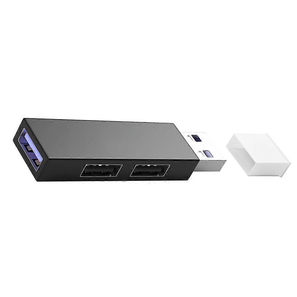 Data USB Hub Accessory 3-Port For Printers And Black Featuring Plug And Play Functionality 2Pcs