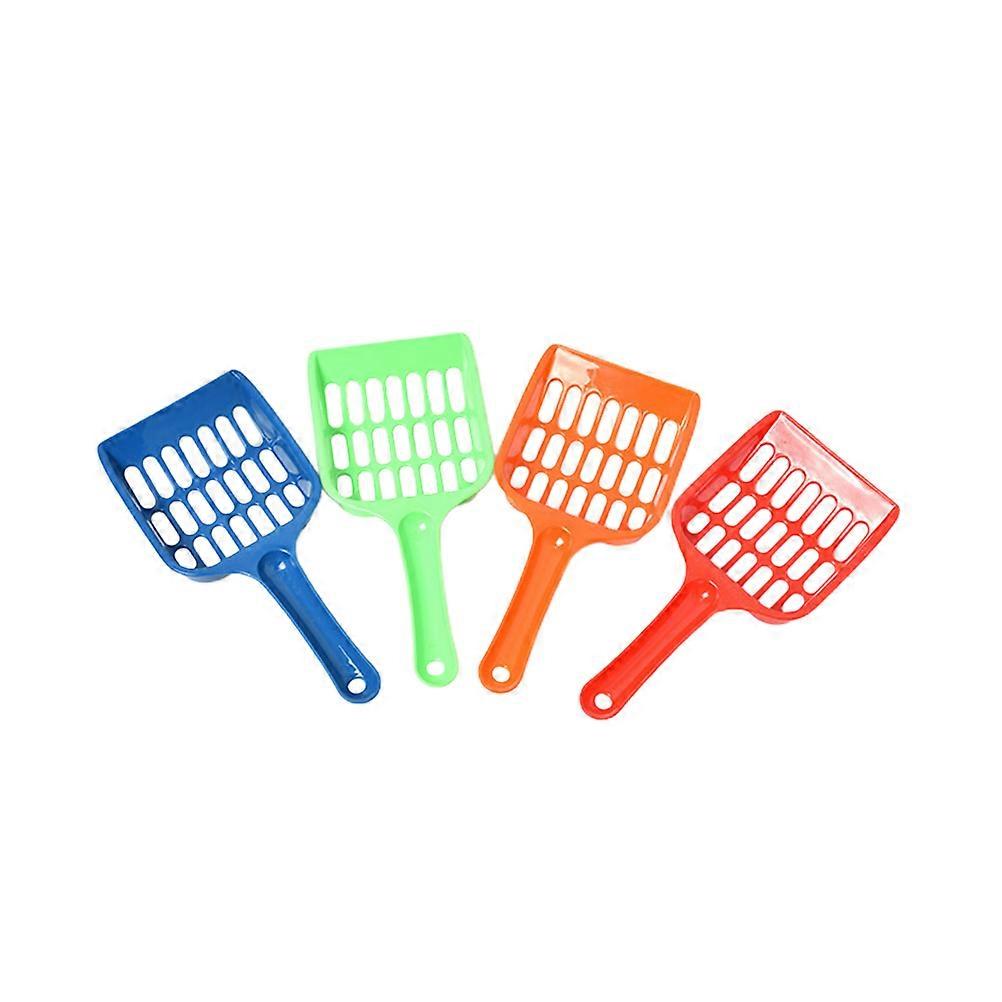 Pet Litter Plastic Scoop for Cleaning Use 8Pcs Cat Waste Tool