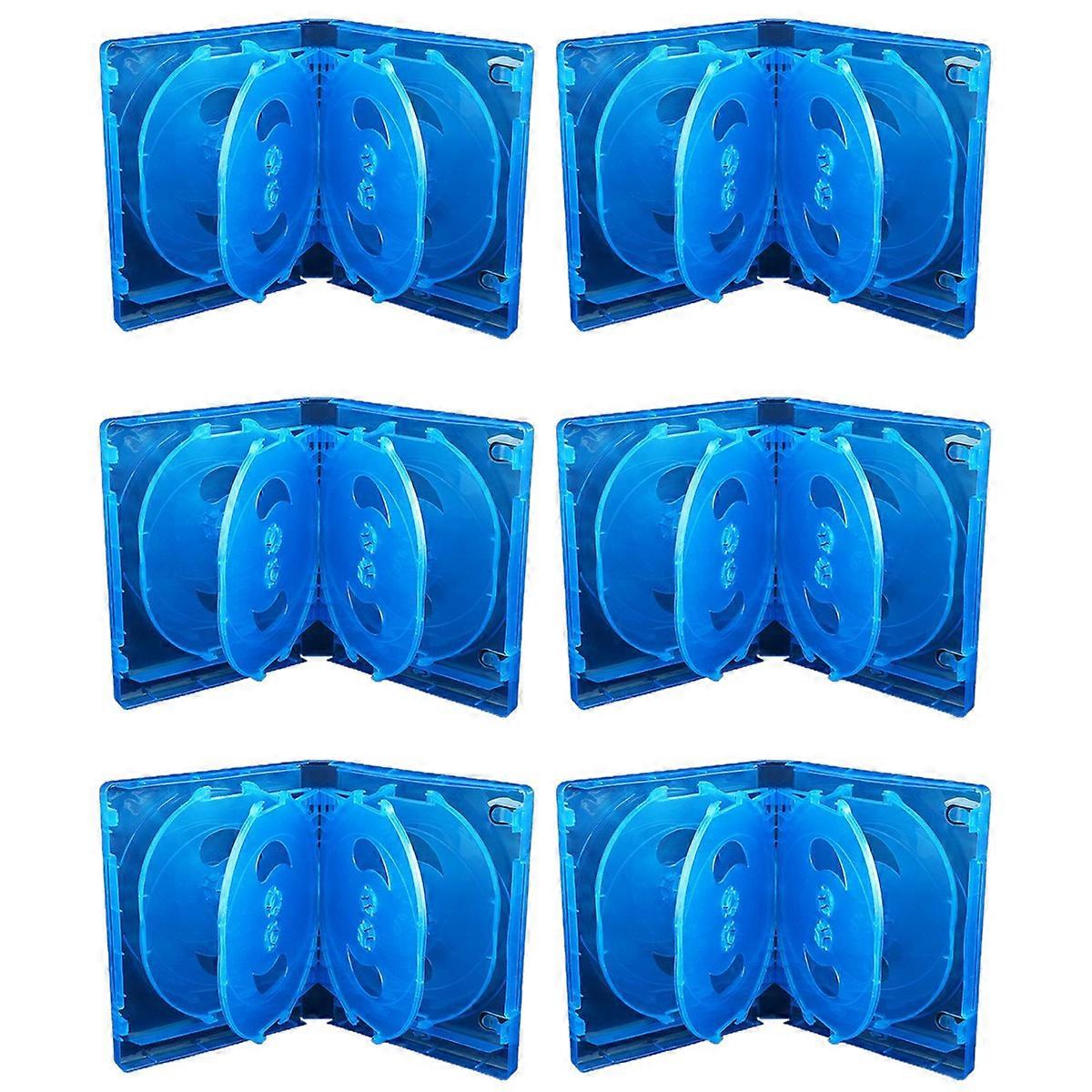 CD Storage Box 10-Piece Pack CD Case Plastic Double-Sided CD Storage Car CD Case Thickened DVD Case