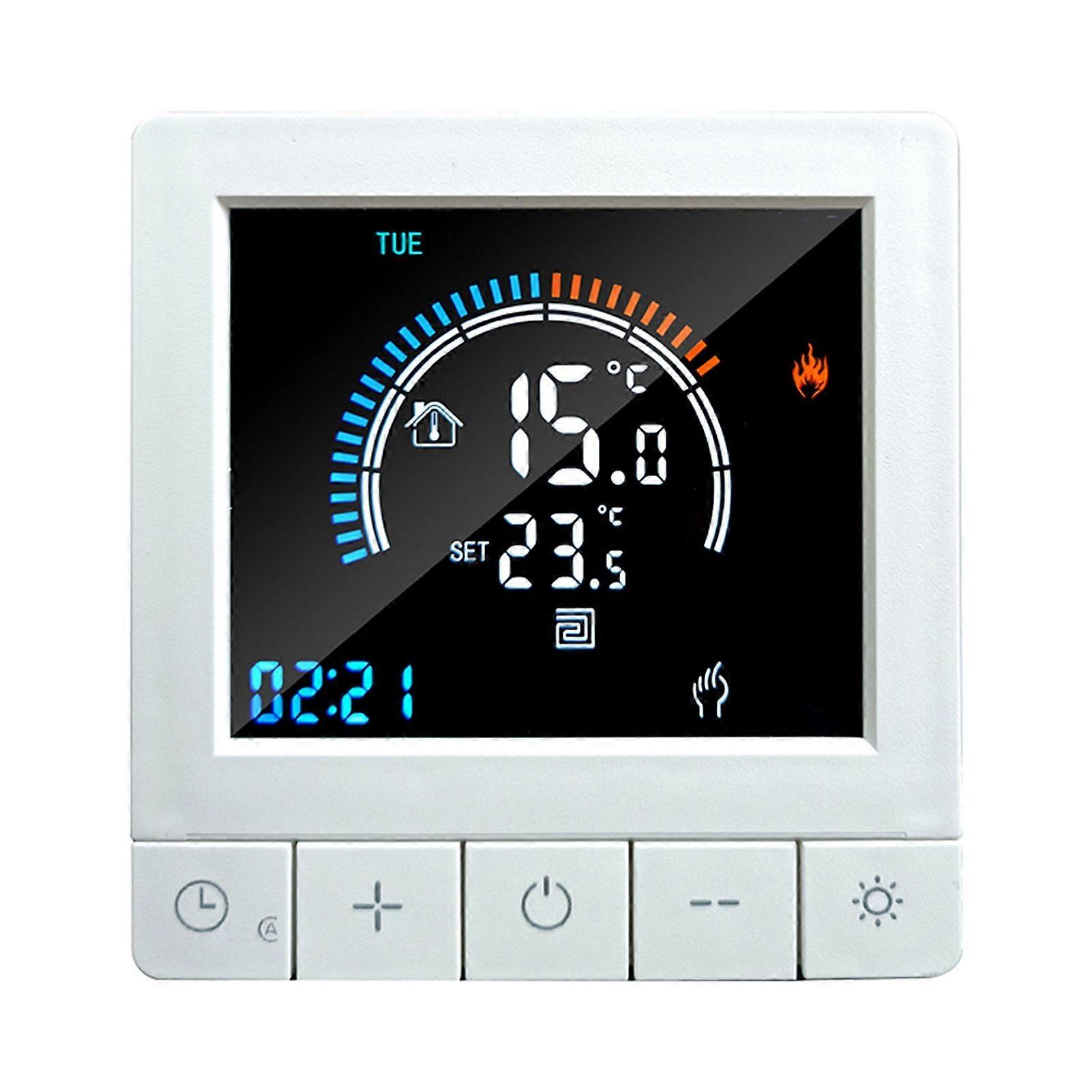 Programmable Digital Thermostat with Child Lock WiFi LCD Display NTC Sensor Electric Heating Warm Floor Underfloor Temperature Controller Intelligent 