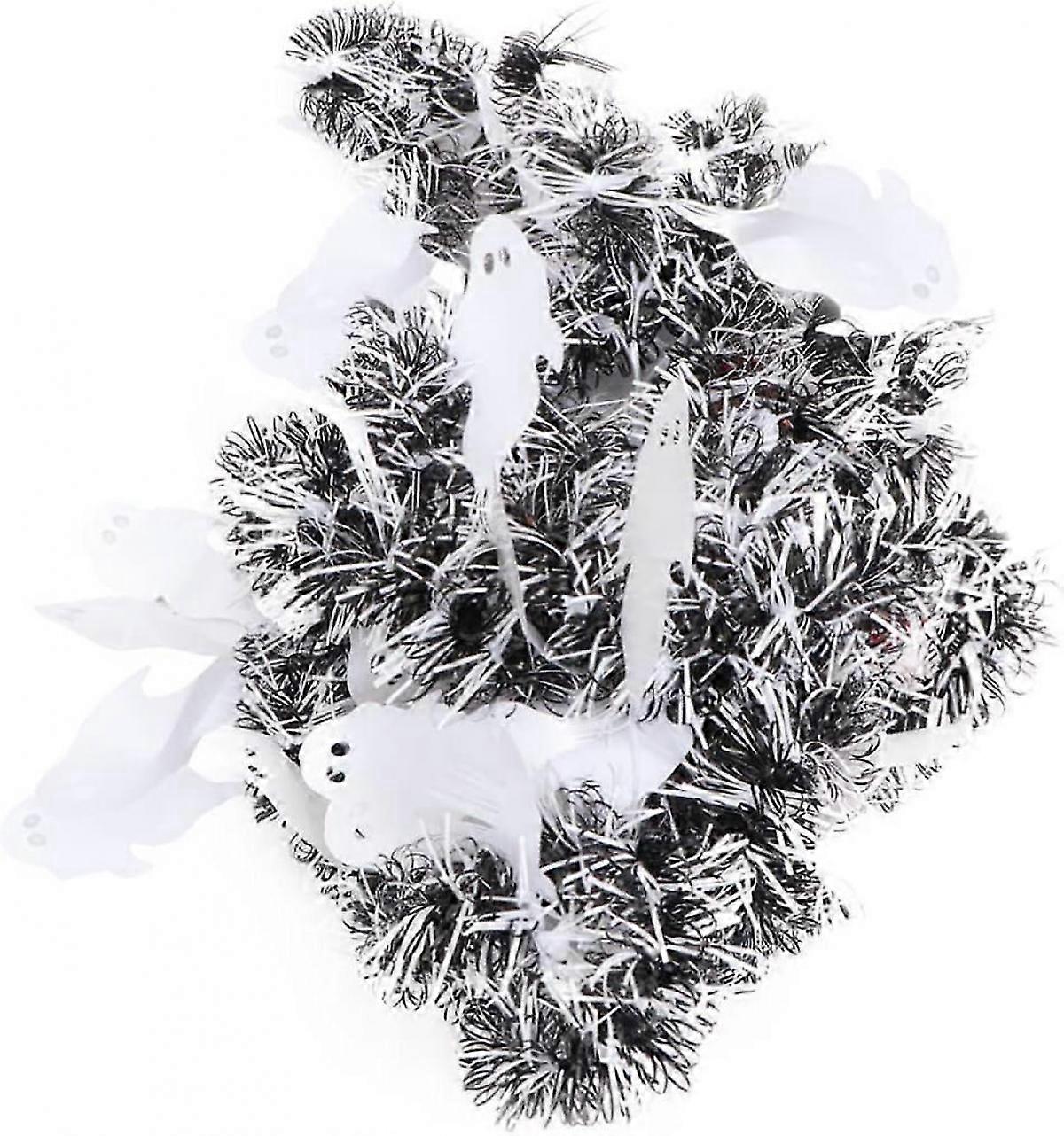 Pcs purple ghost spider halloween decorations bendable wreath