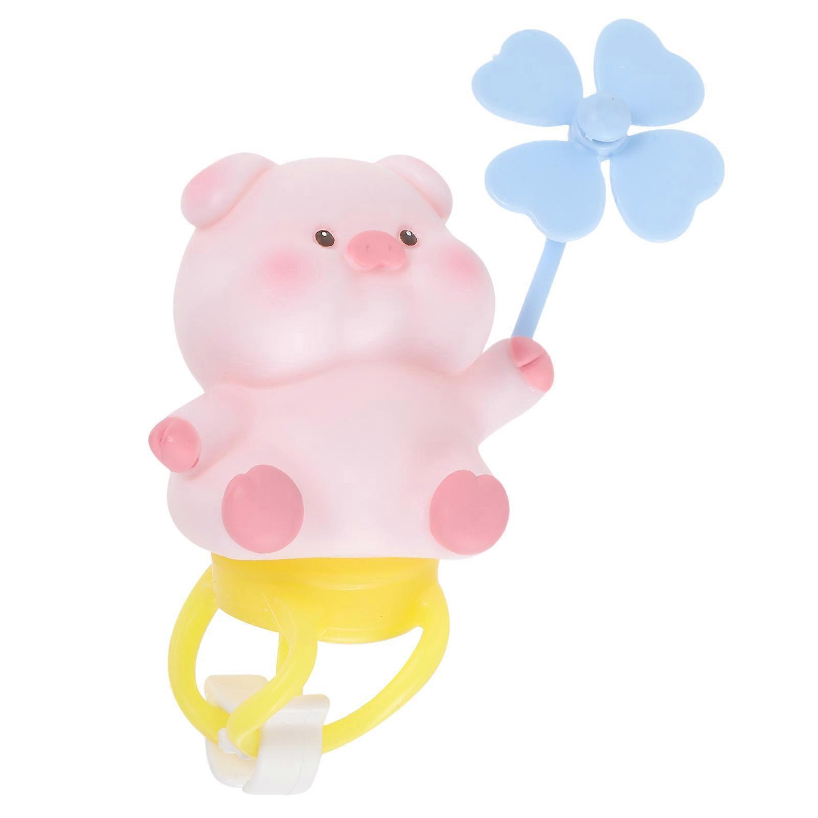 Detachable Windmill Doll Adorable Windmill Decor for 2Sets Motorcycle Handlebar