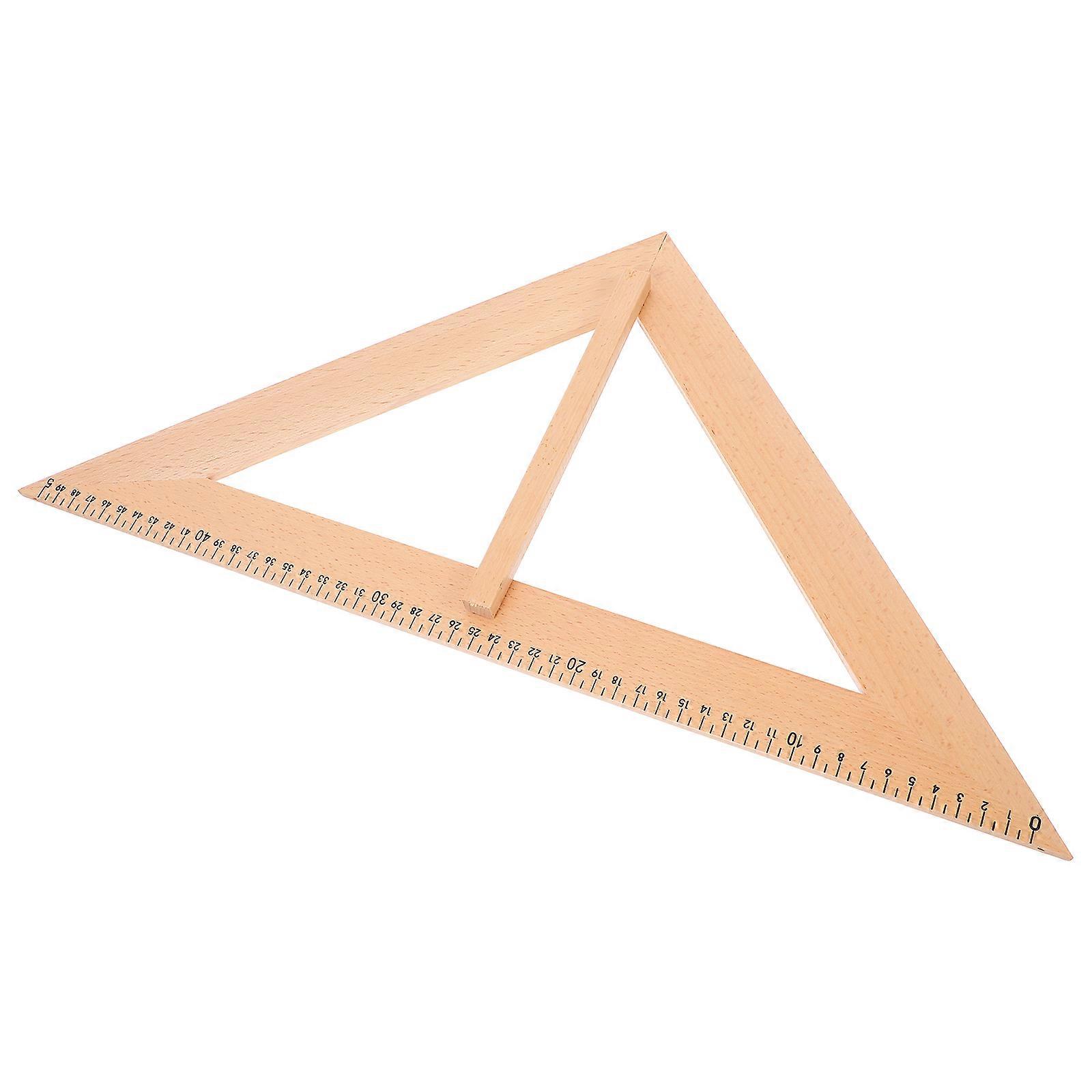 Wood Measuring Ruler Teaching Aid Tool for Teachers 5Pcs Pack
