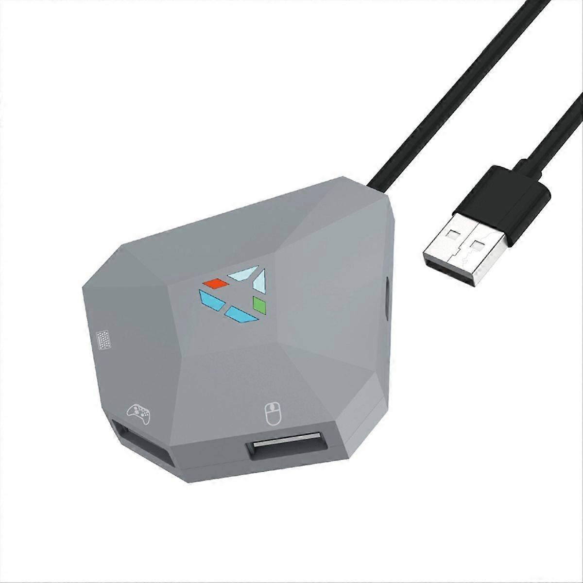 Wired USB Connection Keyboard and Mouse Adapter LED Indicator Converter for //for /PC/for Switch