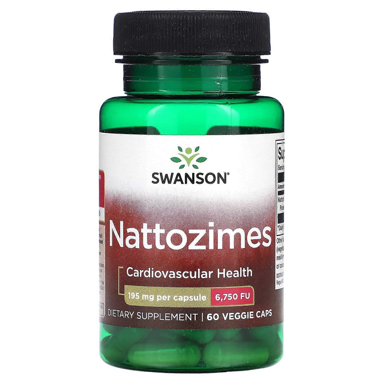 Nattozimes, 195 mg , 60 Veggie Caps