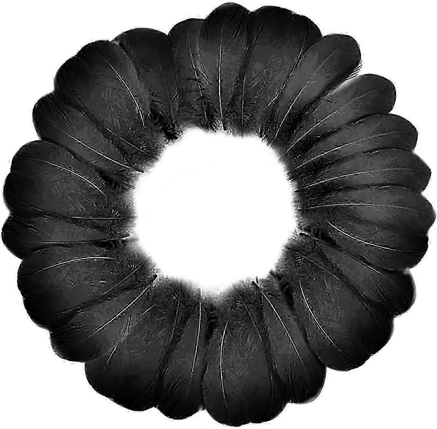 ريشة بيضاء كرافت للحرف اليدوية ، صناعة المجوهرات ، ديكور حفلات الزفاف المنزلية - 450 قطعة