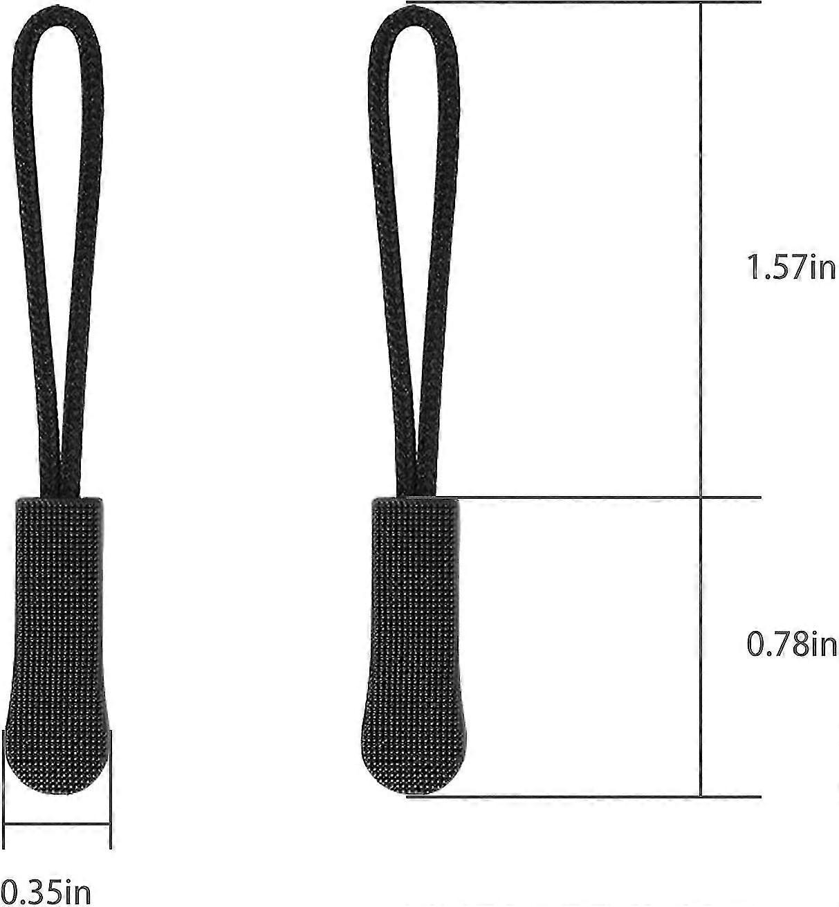 1.5 Inch Tri Glides Slides Clips 6 Pack,zipper Pulls 10 Pcs(1.5in 6pack)